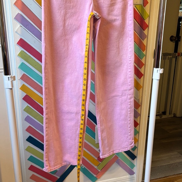 Old Navy Pink Women's Straight Leg Jeans - Picture 6 of 9